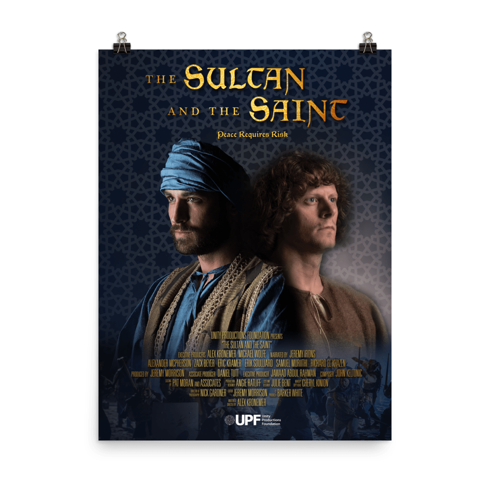 Sultan Official Film Poster Unframed The And Saint Sultan And The Saint Unframed Movie Poster 1 18 X 24