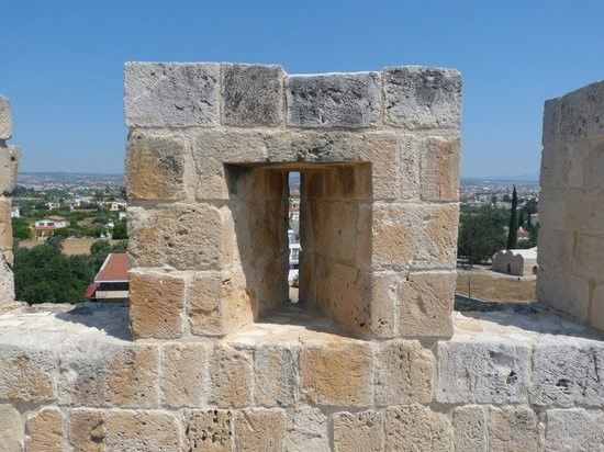 sultan and the saint film castle wall arrow slit kolossi castle cyprus