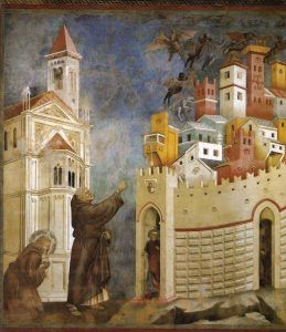 sultan and the saint film giotto di bondone expulsion of the devils from arezzo