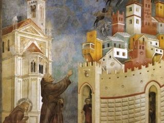 sultan and the saint film giotto di bondone expulsion of the devils from arezzo